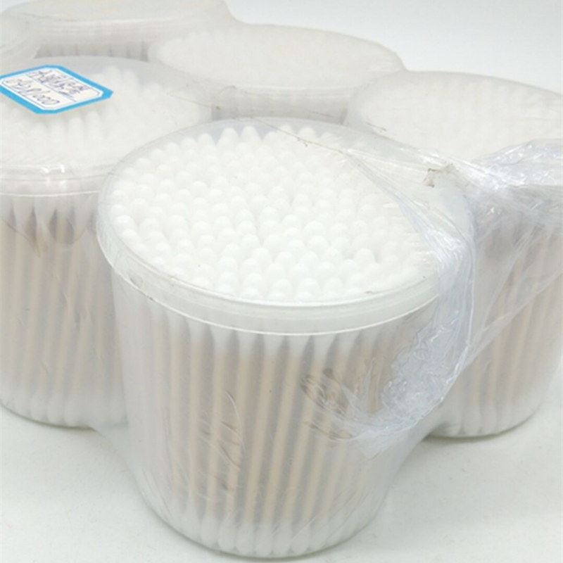 Sunshine Department Store wooden stick round cotton swabs, double-headed cotton swabs, ear cleaning and cosmetic cotton swabs Application Scenario