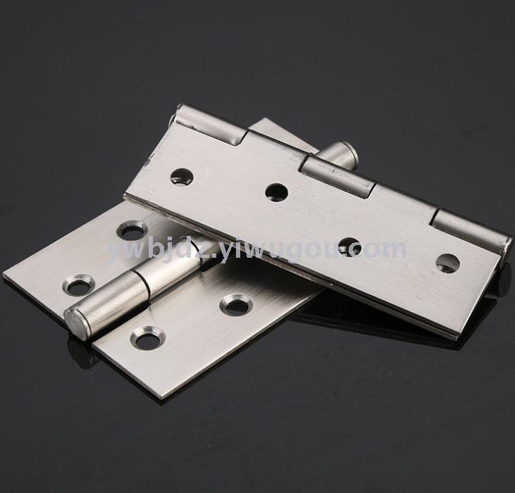 Wholesale stainless steel hinges, thickened stainless steel silent bearings, swing wooden door hinges, 4-5 inches Application Scenario