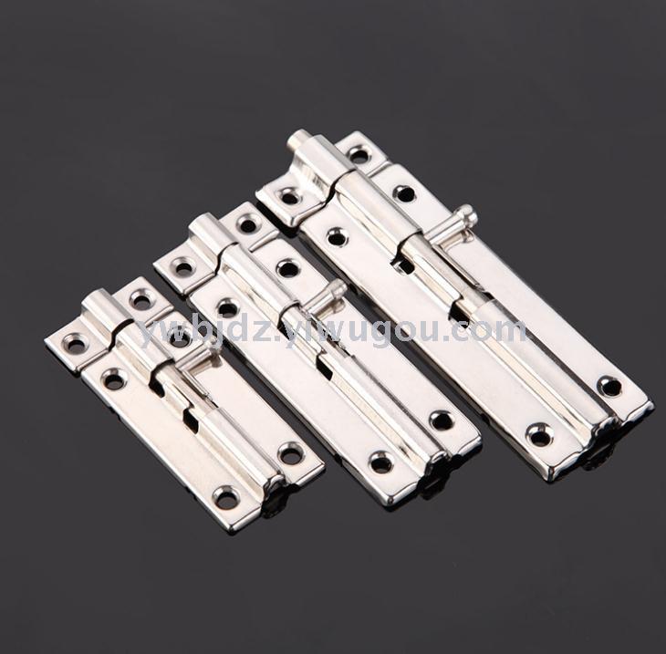 Wholesale anti-theft wooden door, stainless steel 304 door bolt, home bedroom metal door latch, durable and strong