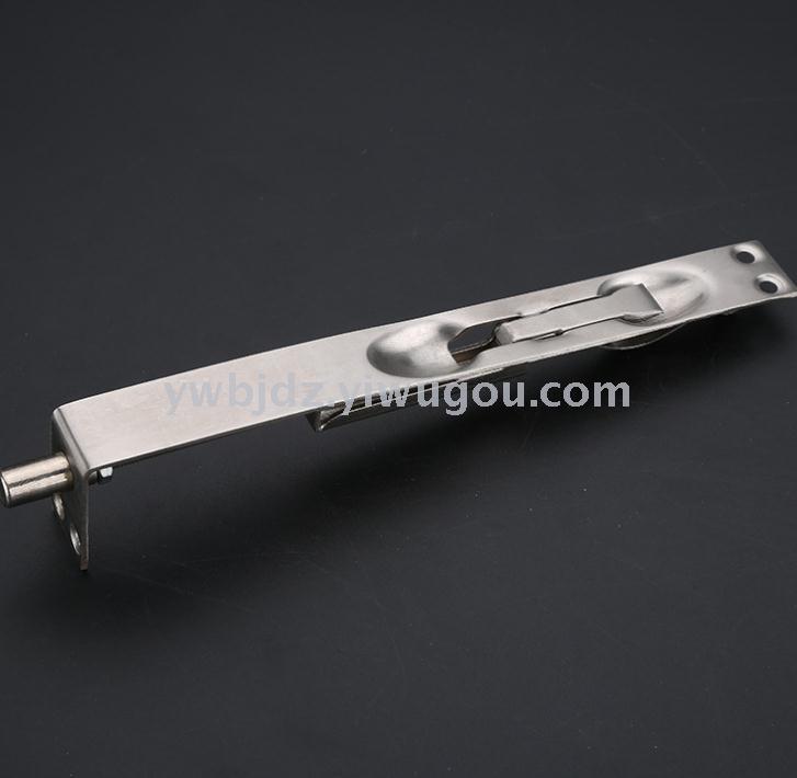 Stainless steel anti-theft latch door, concealed latch lock, wooden door opening and closing, door and window bolt details Picture