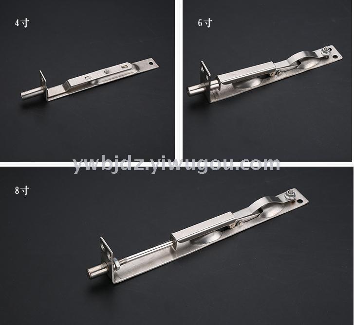 Stainless steel anti-theft latch door, concealed latch lock, wooden door opening and closing, door and window bolt Application Scenario