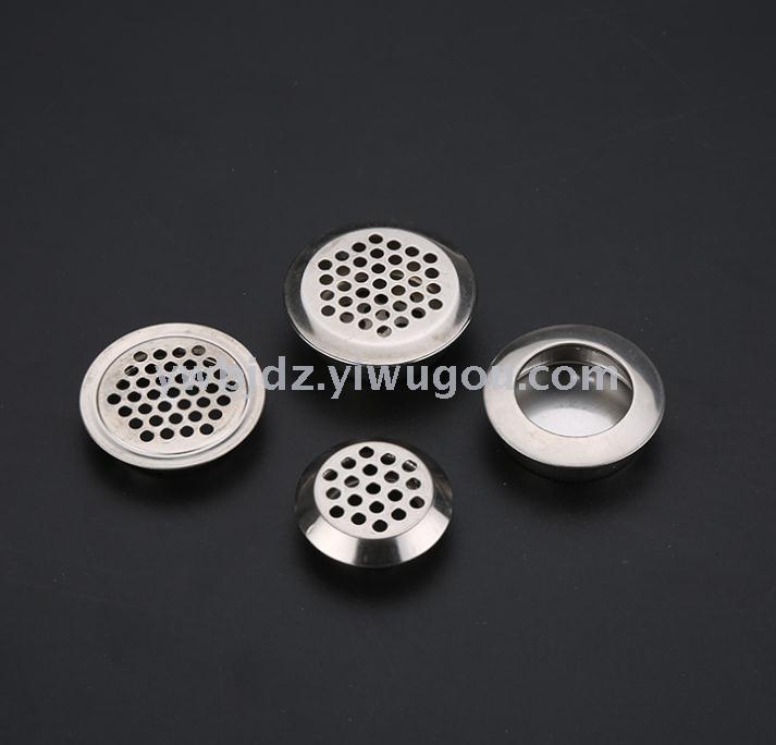 Wholesale wardrobe stainless steel ventilation holes, cabinet ventilation holes, shoe cabinet ventilation, stainless steel wardrobe creative hardware holes