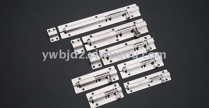 High-quality stainless steel square anti-theft latch with widened door bolt, suitable hardware accessories for home doors and Windows Specification image