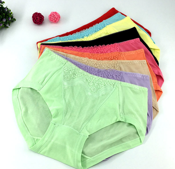 Comfortable lace women's underwear and bamboo fiber underwear for women details Picture