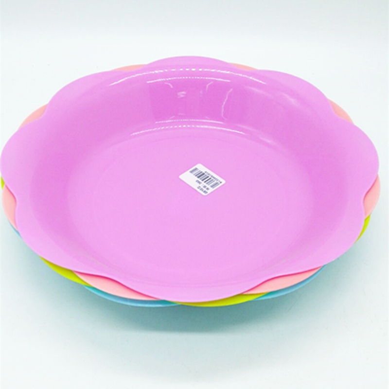 Sunshine Department Store's lace plastic fruit platter, snack candy, sunflower seed platter, petal dried fruit platter Application Scenario
