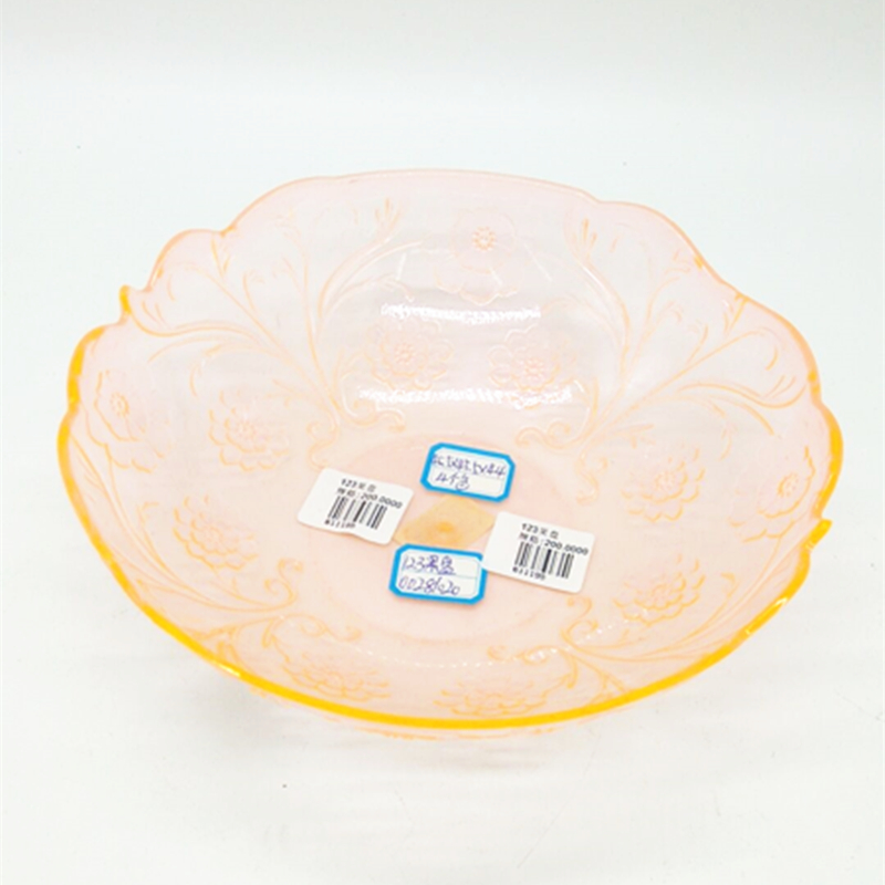 لوحة فاكهة كريستال وبلاستيكية شفافة موضوعة على اطباق اليومية Specification image