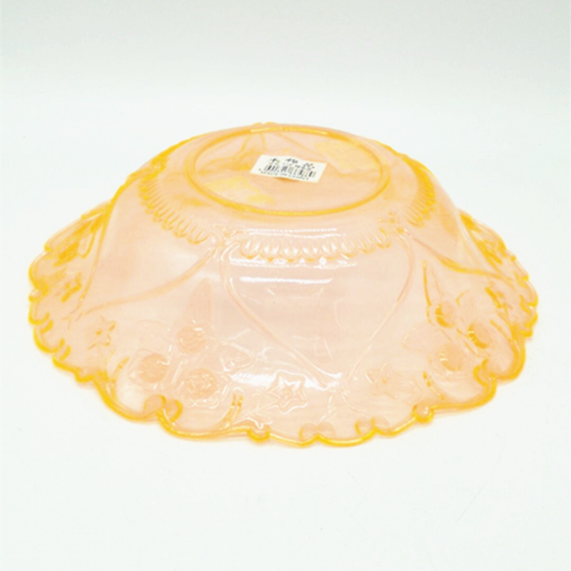 Sunshine Department Store 119 Transparent Fruit Plate, patterned fruit plate, dried fruit Plate, Home Snack Plate details Picture