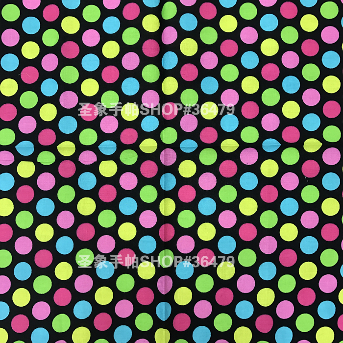 Square scarves, street stalls, foreign trade items, cotton colorful polka dot headscarves, outdoor large handkerchiefs, handkerchiefs, sports sweat-absorbing headscarves, square scarves, 55CM foreign trade items Application Scenario