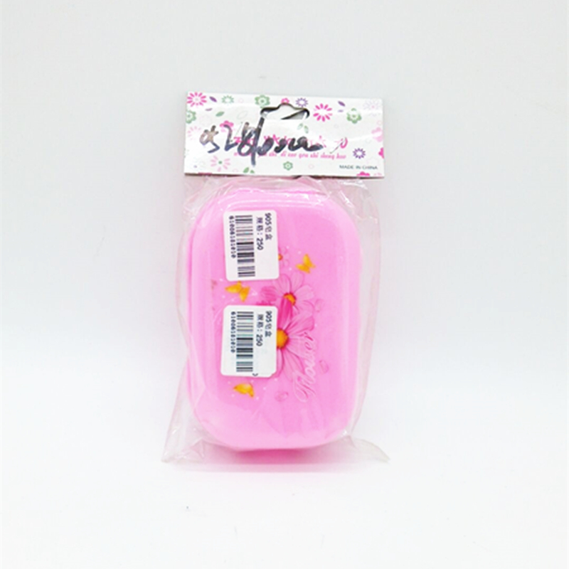 Sunshine Department Store 905 Soap Box, draining soap box with lid, color printed soap box