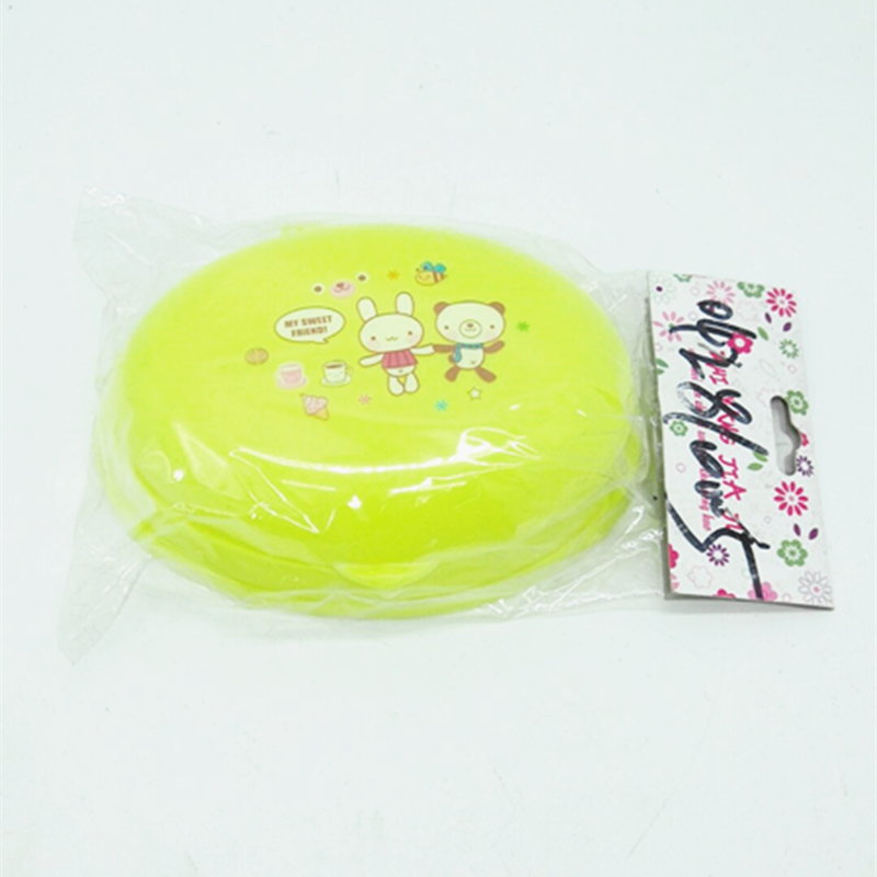 Sunshine Department Store 808 Soap box, oval cartoon soap box, covered draining soap box