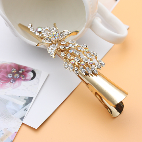 Alloy horn clips, large pointed mouth clips, headwear, duckbill clips, hair accessories, 10 yuan, boutique supply details Picture