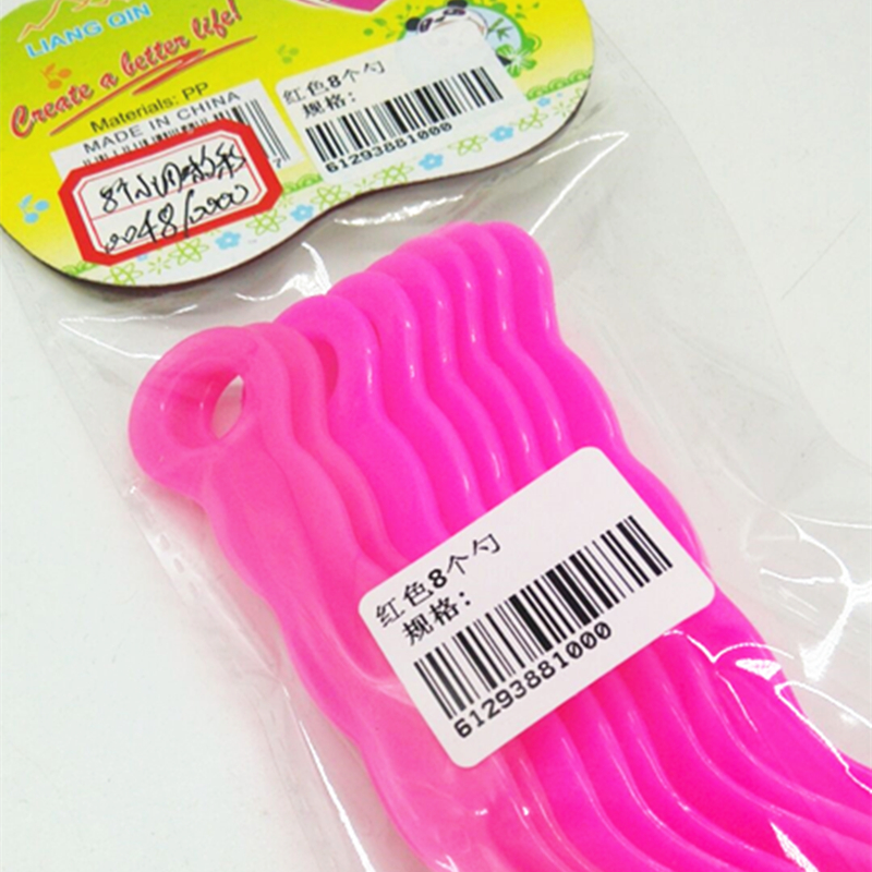 Sunshine Department Store offers 8 red cartoon children's rice spoons, small spoons and soup spoons details Picture