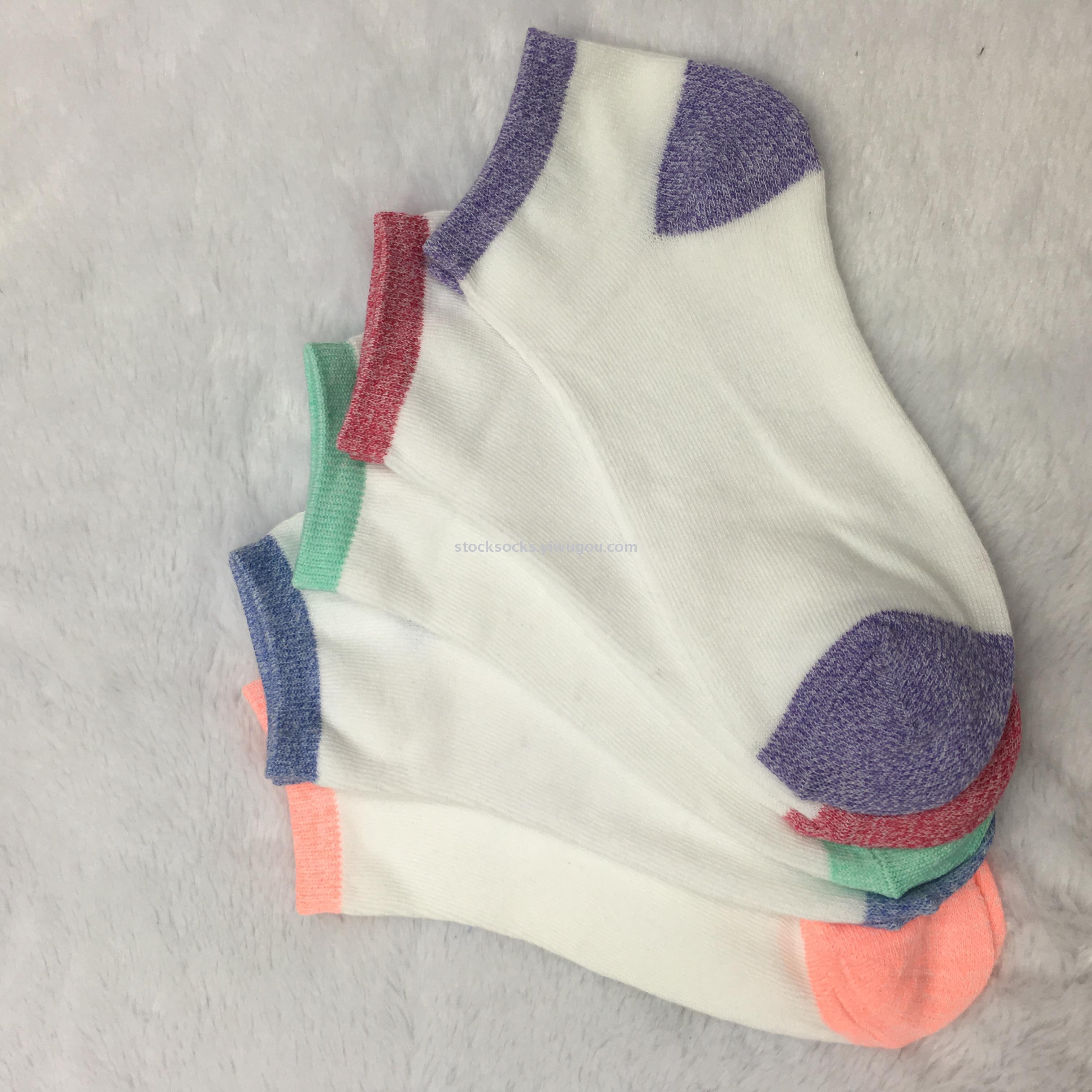 Summer socks for street vendors, women's short socks, thin boat socks, shallow mouth, low top, sunny cotton, candy-colored short socks for women Application Scenario