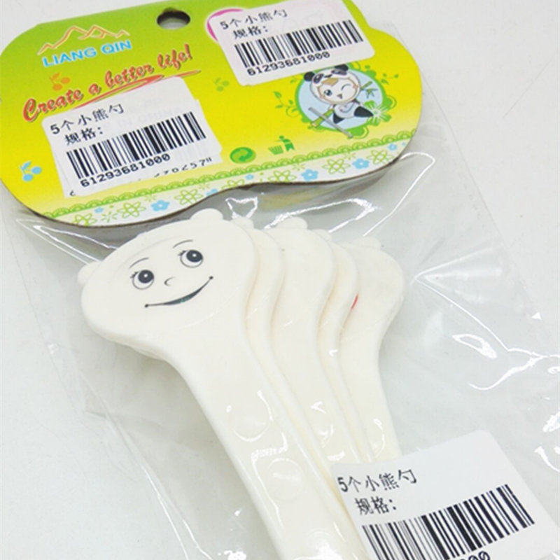 Sunshine Department Store offers 5 cute cartoon children's spoons, rice spoons, small spoons and soup spoons details Picture
