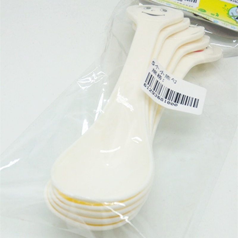 Sunshine Department Store offers 5 cute cartoon children's spoons, rice spoons, small spoons and soup spoons Specification image