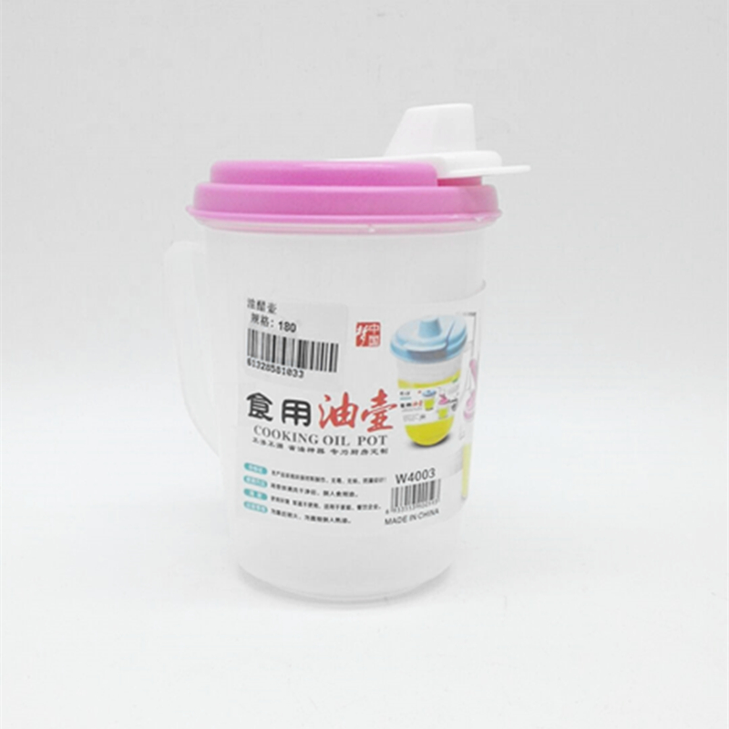 Sunshine department store vinegar pot plastic oil vinegar bottle with lid oil vinegar bottle kitchen seasoning bottle