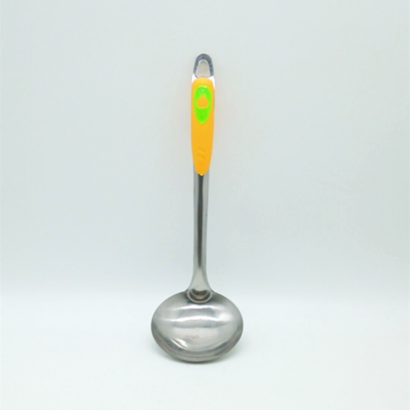 Sunshine Department Store Apple-handled spoons, kitchen tools, large soup spoons, long-handled stainless steel soup spoons