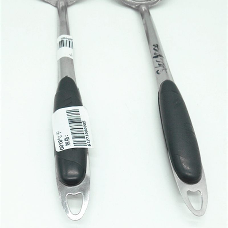Sunshine Department Store 0018 Black Handle soup spoon, stainless steel soup ladle, kitchenware Specification image