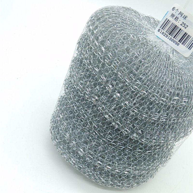 Sunshine Department Store 6 steel wire tennis kitchen cleaning brushes, cleaning balls, metal steel wire brushes Specification image