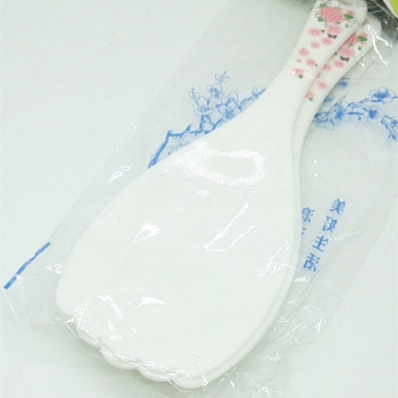 Sunshine Department Store's flower-handled rice spatula, non-stick rice spoon, plastic eco-friendly rice spoon Specification image