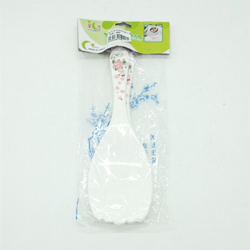 Sunshine Department Store's flower-handled rice spatula, non-stick rice spoon, plastic eco-friendly rice spoon