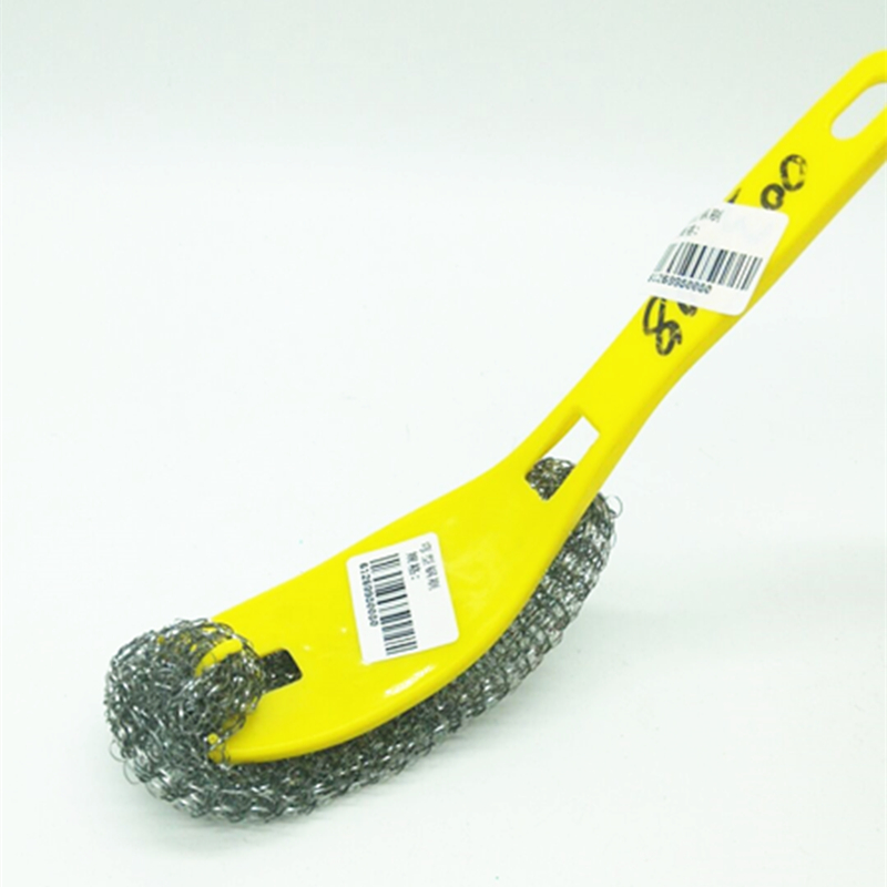 Sunshine Department Store's curved pot brush, long-handled pot brush, dishwashing brush, steel tennis ball cleaning brush details Picture