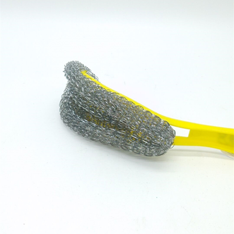 Sunshine Department Store's curved pot brush, long-handled pot brush, dishwashing brush, steel tennis ball cleaning brush Specification image