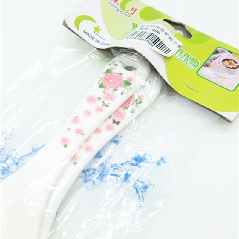 Sunshine Department Store's flower-handled rice spatula, non-stick rice spoon, plastic eco-friendly rice spoon details Picture