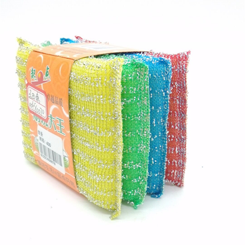 Sunshine Department Store offers 4 pieces of fine silver-strip cleaning cloths, oil-free dishwashing cloths, and dishwashing and wok cleaning cloths Application Scenario