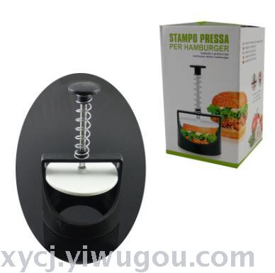 Gadgets de cocina hamburguesa de plástico manual meat press hamburguesa meat press plus hung maker hamburguesa press mold details Picture