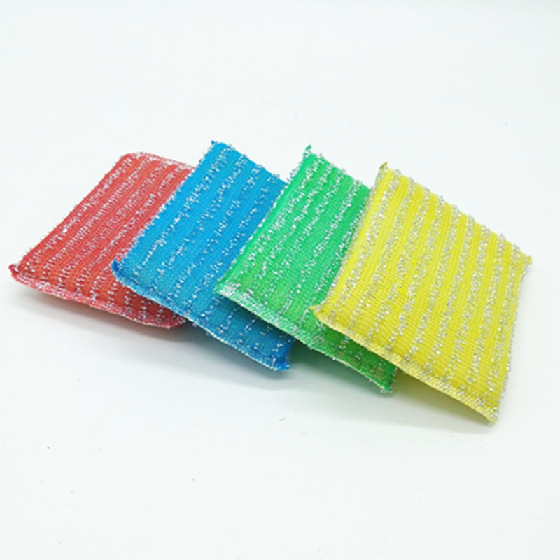 Sunshine Department Store offers 4 pieces of fine silver-strip cleaning cloths, oil-free dishwashing cloths, and dishwashing and wok cleaning cloths Specification image