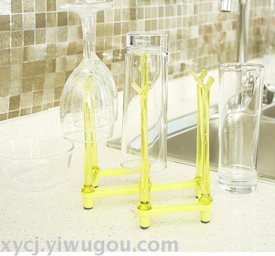 Japanese-style creative telescopic cup holder, draining rack, multi-functional plate organizing rack, and multi-functional cup hanging rack Specification image