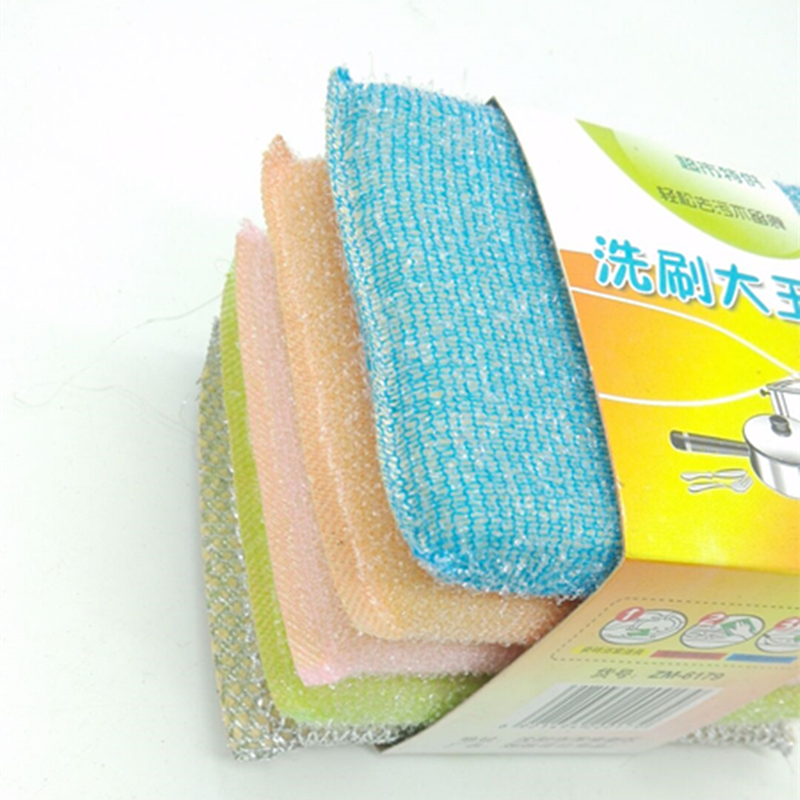 Sunshine Department Store's sister brand, 5-piece Washing King, dishwashing, pot cleaning supplies, household cleaning cloths details Picture