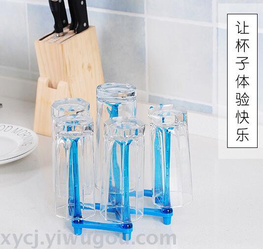 Japanese-style creative telescopic cup holder, draining rack, multi-functional plate organizing rack, and multi-functional cup hanging rack details Picture