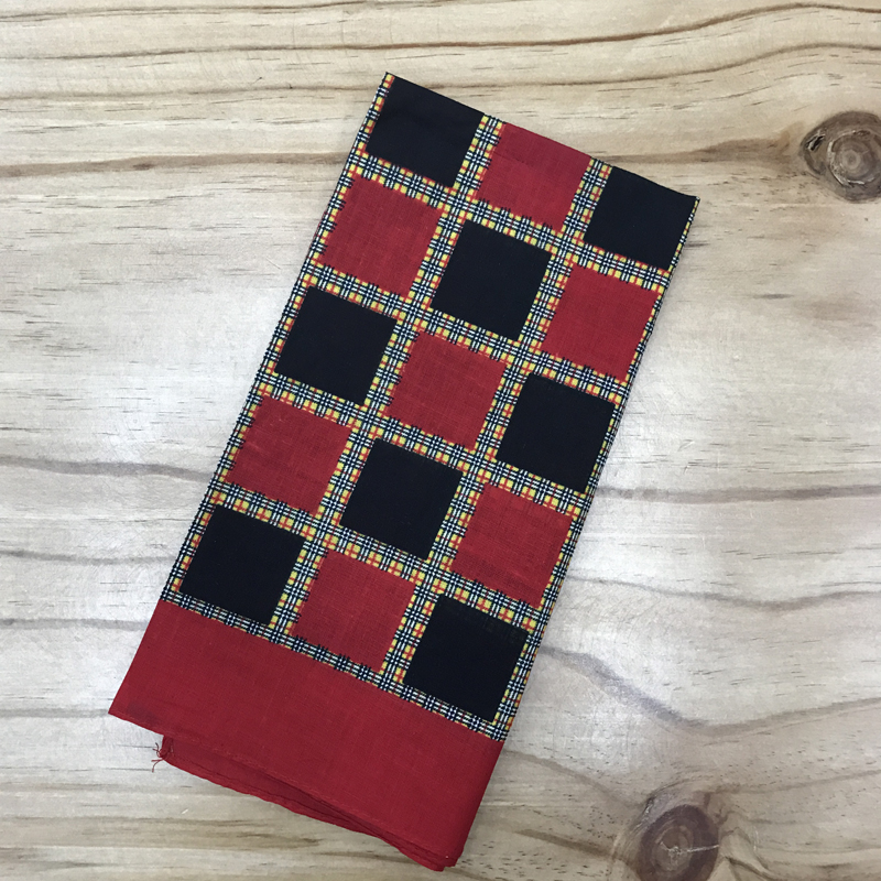 Socks, street stall export cotton, colorful checkered headscarf, outdoor large handkerchief, handkerchief, sports sweat-absorbing headscarf, square scarf, 55CM export version