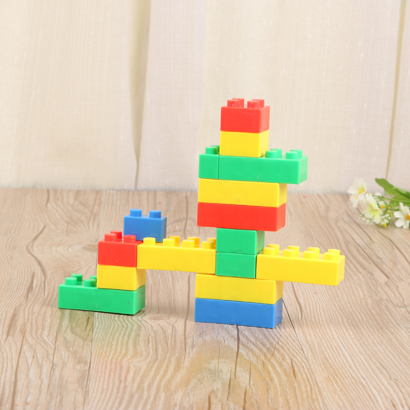 儿童益智玩具积木玩具塑料拼擦积木图