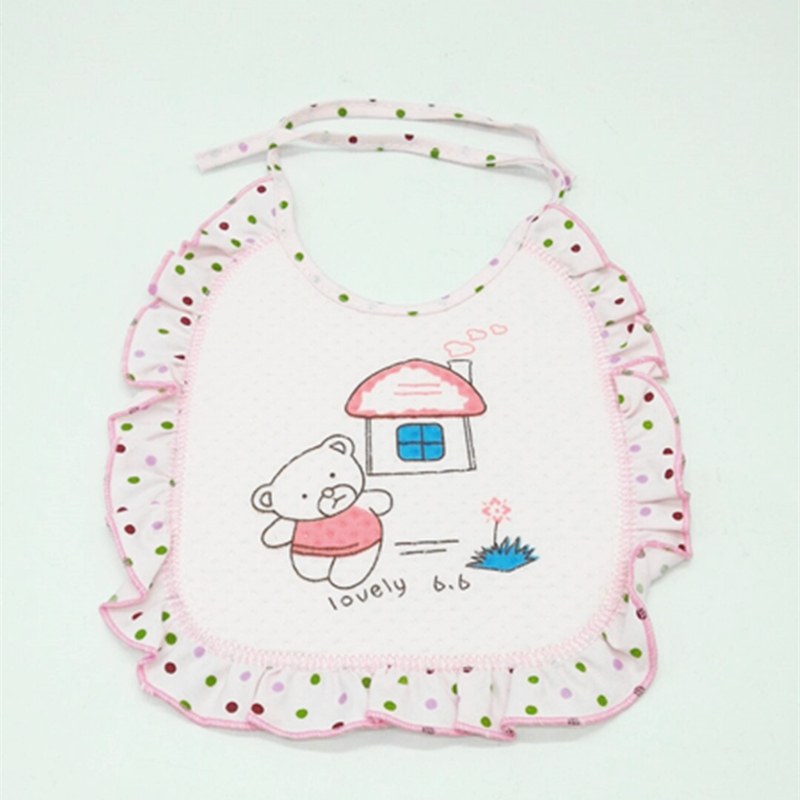Sunshine Department Store Yijie Baby Lace Wipes, Cartoon Cute Rice Bags, bibs, Children's Saliva pads details Picture
