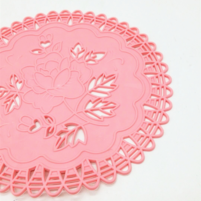 Sunshine Department Store 0711 Color MATS, Silicone placemats, cup MATS, bowl MATS, vegetable MATS, creative Cut flower heat insulation MATS Specification image