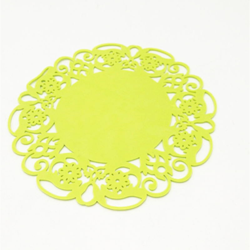 Sunshine Department Store 0628 Color MATS, Silicone placemats, Cup MATS, bowl MATS, vegetable MATS, Creative Cut Flower heat insulation MATS details Picture