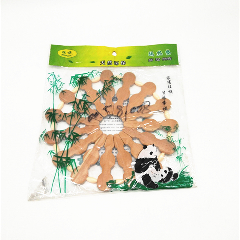 Sunshine Department Store's round bamboo MATS, vegetable MATS, table MATS, bowl MATS, cup MATS, heat-insulating and heat-resistant table MATS