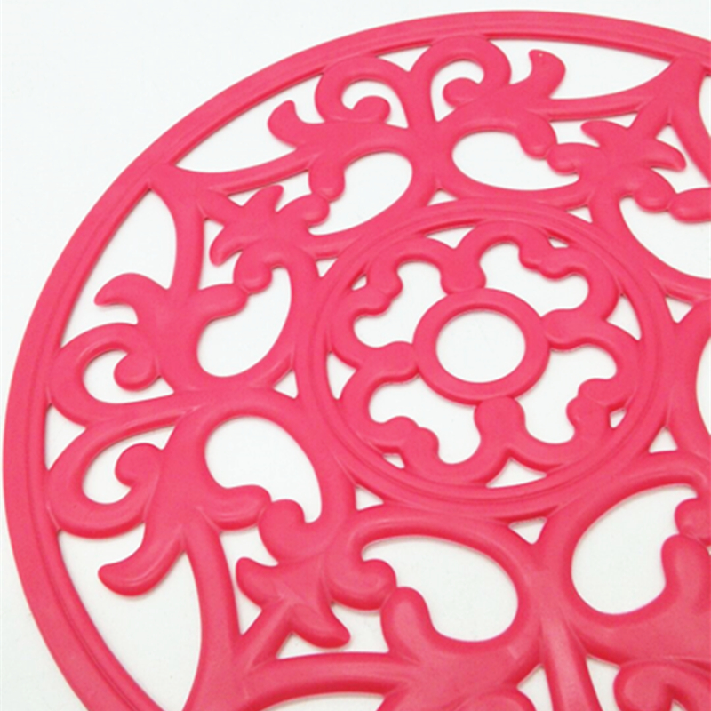Sunshine Department Store 712 Color MATS, Silicone placemats, cup MATS, bowl MATS, vegetable MATS, creative cut flower heat insulation MATS Specification image