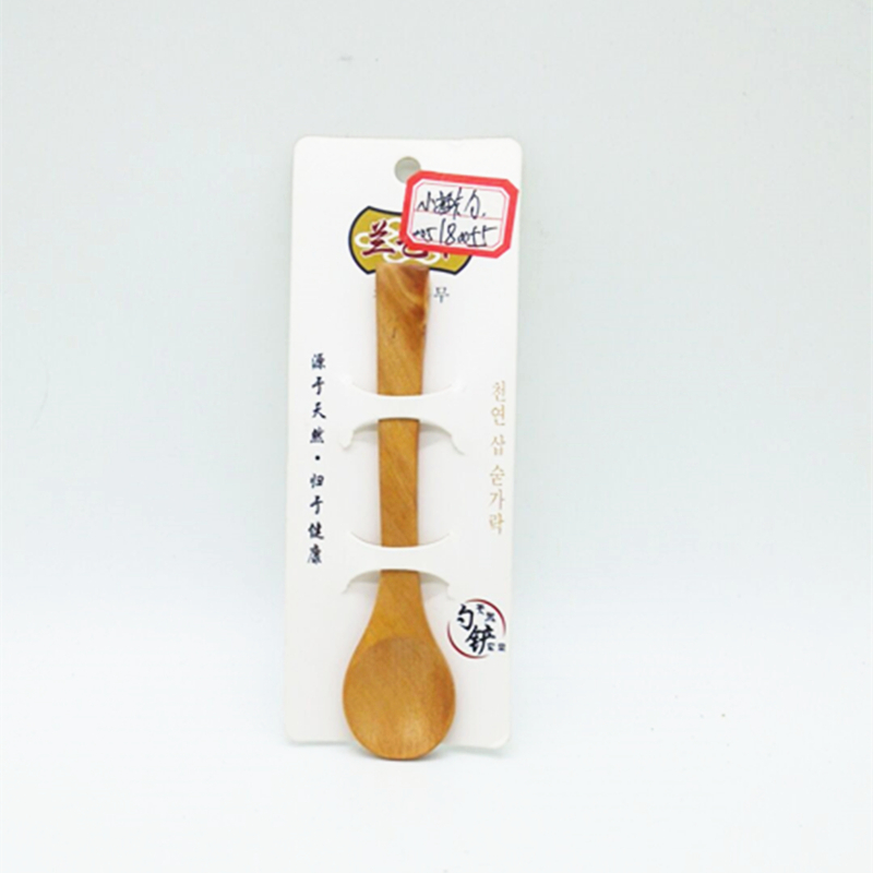 Sunshine Department Store card insert small spoon, children's small soup spoon, small rice spoon, filling small spoon, small wooden spoon