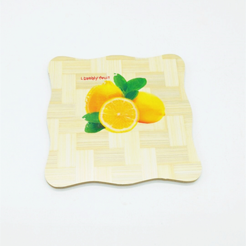 Sunshine Department Store No. 32 Bamboo MATS, fruit square MATS, heat insulation MATS, anti-slip placemats, bowl MATS, cup MATS, heat-resistant table MATS details Picture