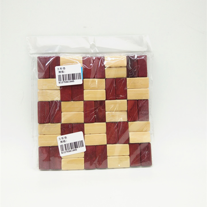 Sunshine Department Store square bamboo MATS, vegetable MATS, table MATS, bowl MATS, cup MATS, heat-insulating and heat-resistant table MATS