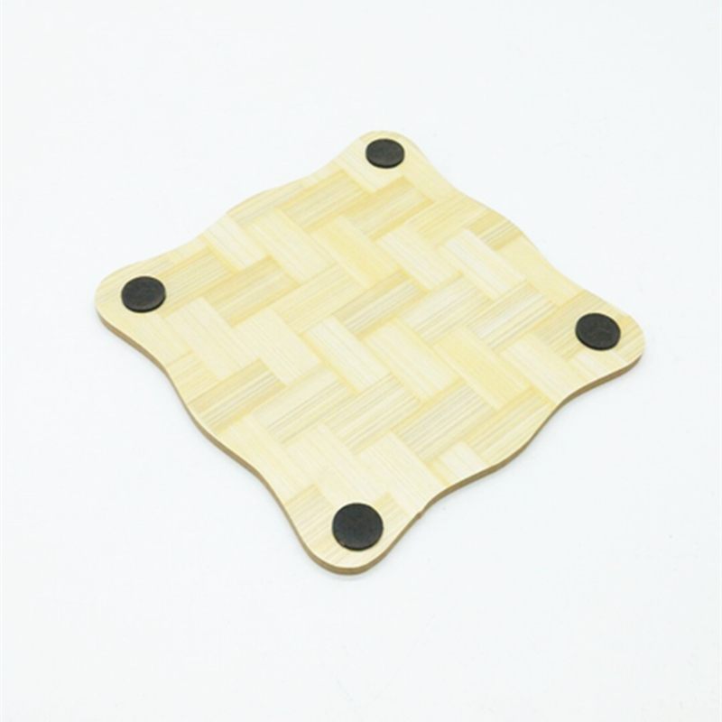 Sunshine Department Store No. 32 Bamboo MATS, fruit square MATS, heat insulation MATS, anti-slip placemats, bowl MATS, cup MATS, heat-resistant table MATS Specification image