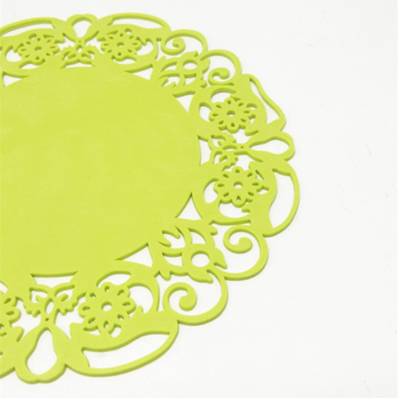 Sunshine Department Store 0628 Color MATS, Silicone placemats, Cup MATS, bowl MATS, vegetable MATS, Creative Cut Flower heat insulation MATS Specification image