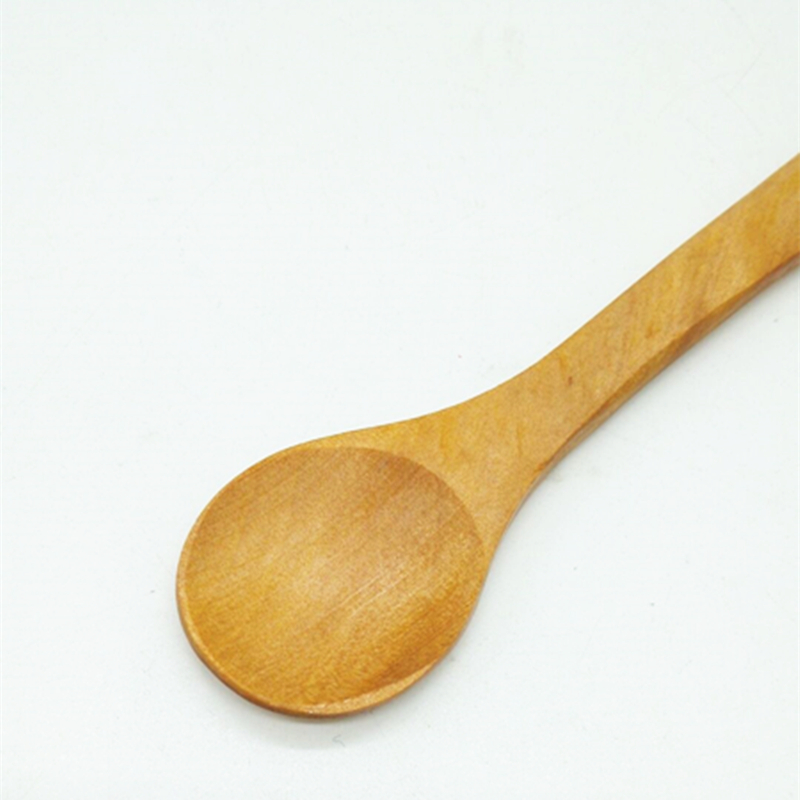 Sunshine Department Store card insert small spoon, children's small soup spoon, small rice spoon, filling small spoon, small wooden spoon details Picture