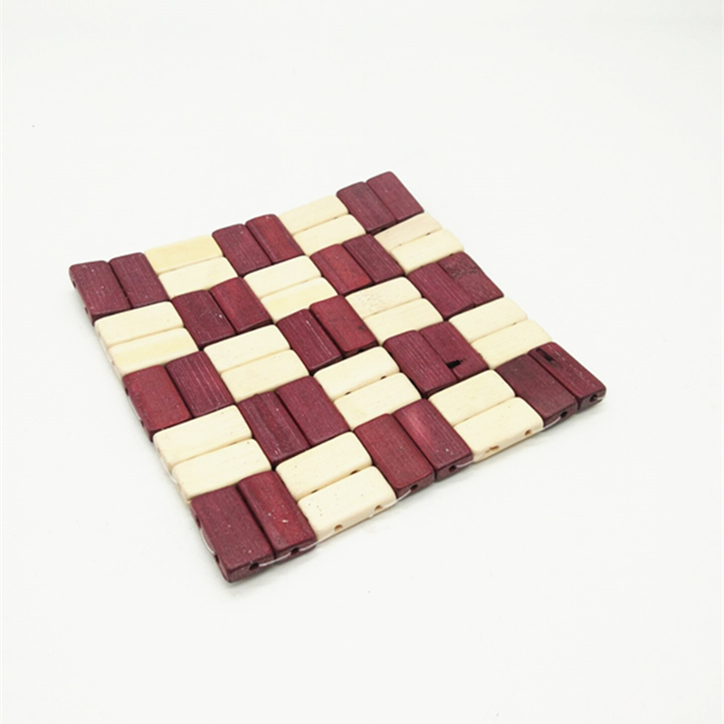 Sunshine Department Store square bamboo MATS, vegetable MATS, table MATS, bowl MATS, cup MATS, heat-insulating and heat-resistant table MATS Specification image