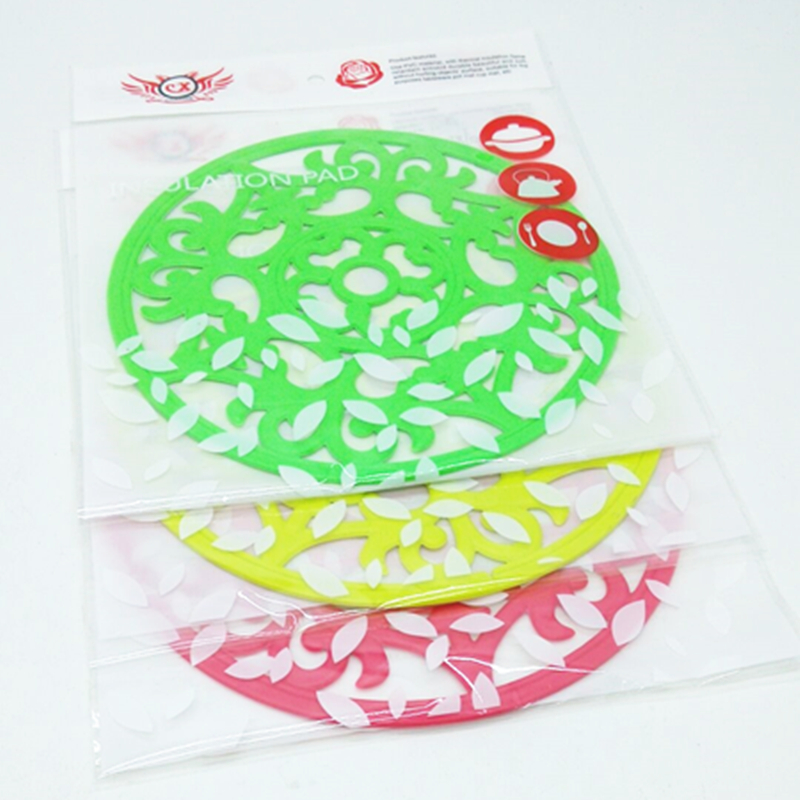 Sunshine Department Store 712 Color MATS, Silicone placemats, cup MATS, bowl MATS, vegetable MATS, creative cut flower heat insulation MATS Application Scenario