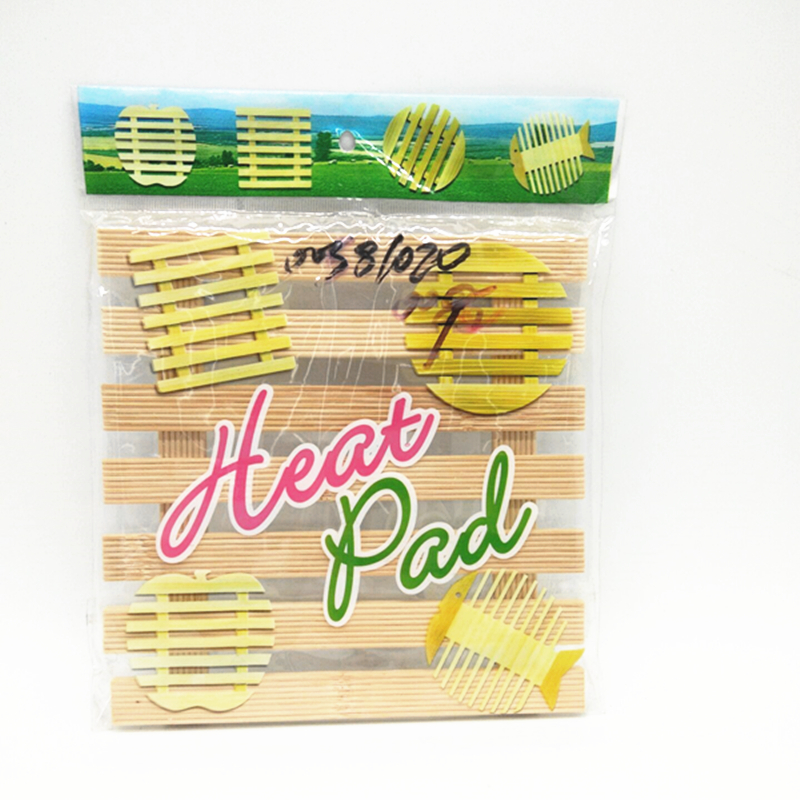Sunshine Department Store's woven square bamboo MATS, vegetable MATS, table MATS, bowl MATS, cup MATS, anti-slip, heat-insulating and heat-resistant table MATS